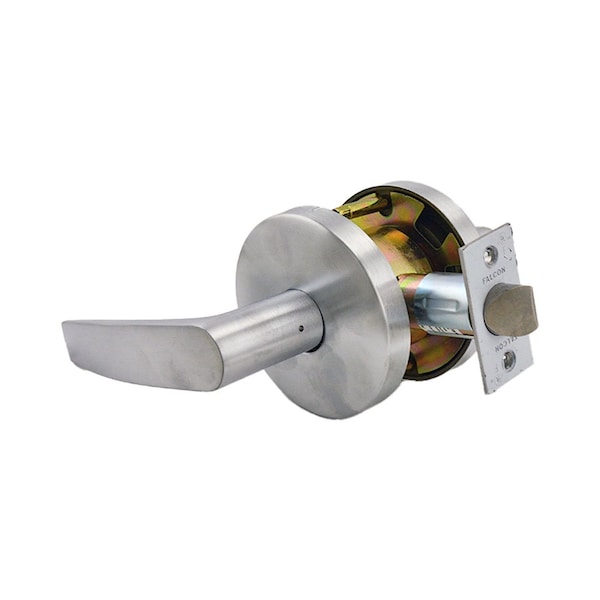 W Series Passage Avalon Lever Lock with 30206 Latch 30148 Strike Satin Chrome Finish